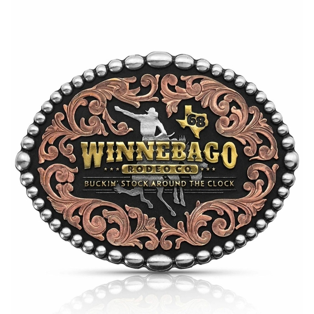 Montana Silversmiths Dale Brisby Winnebago Rodeo Buckle A808DBT New NIB